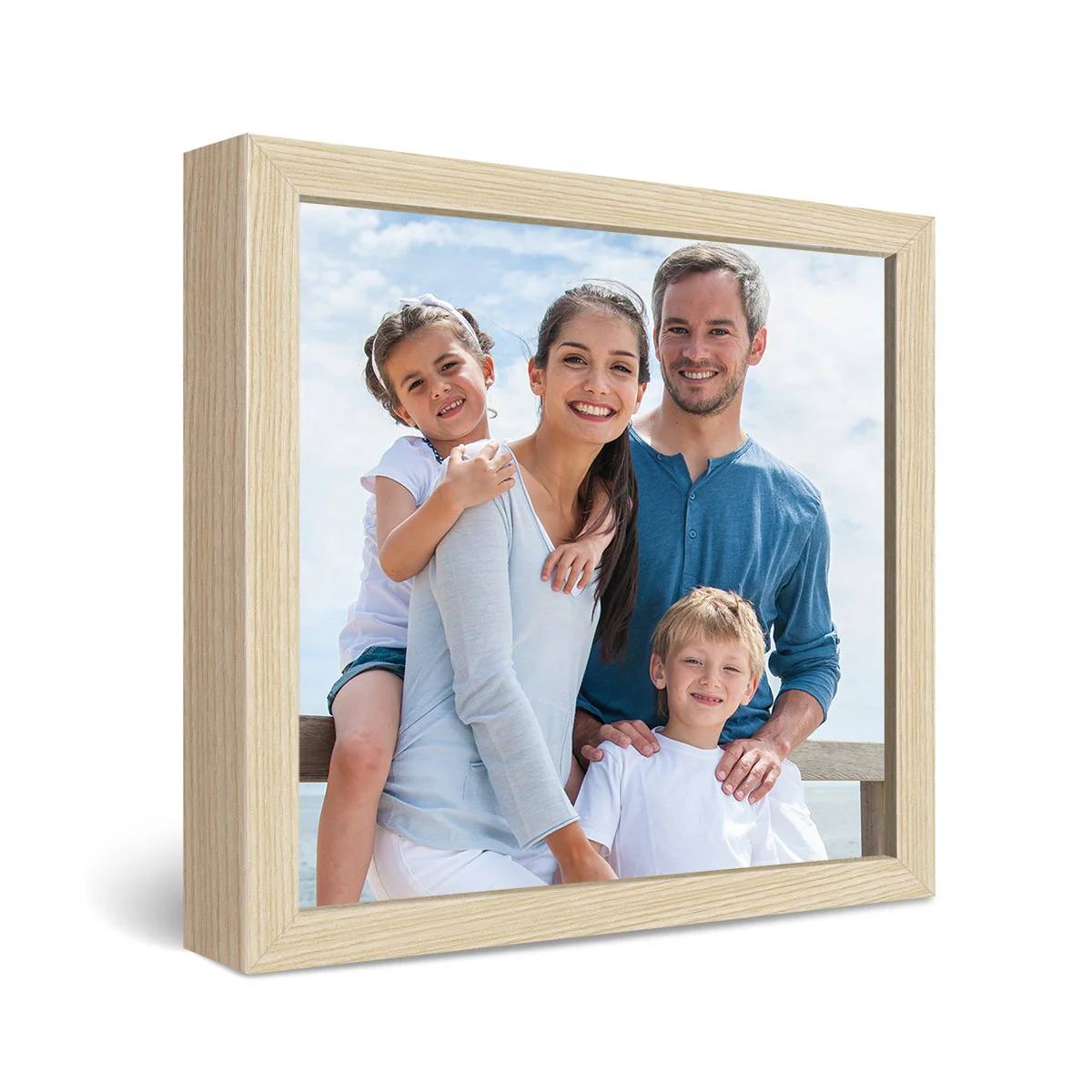 16x16" Framed Metal Print - Image 3