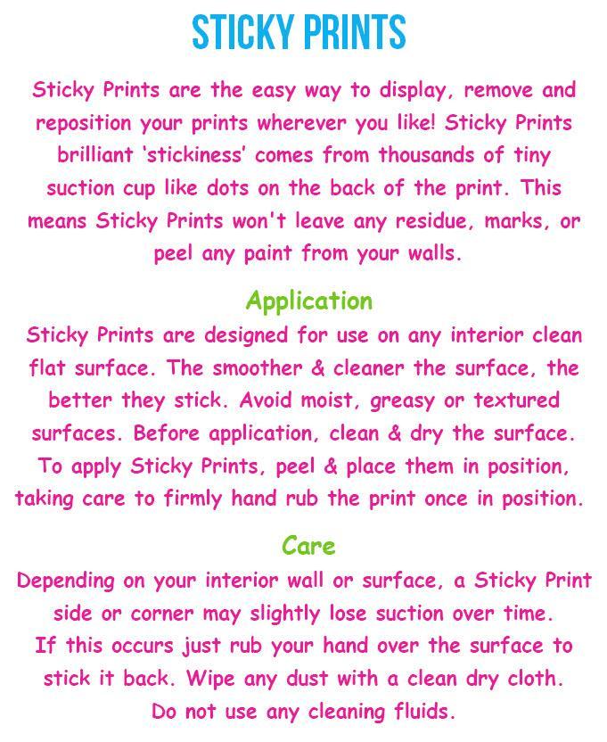 20x30" (75x50cm) Sticky Print - Image 4