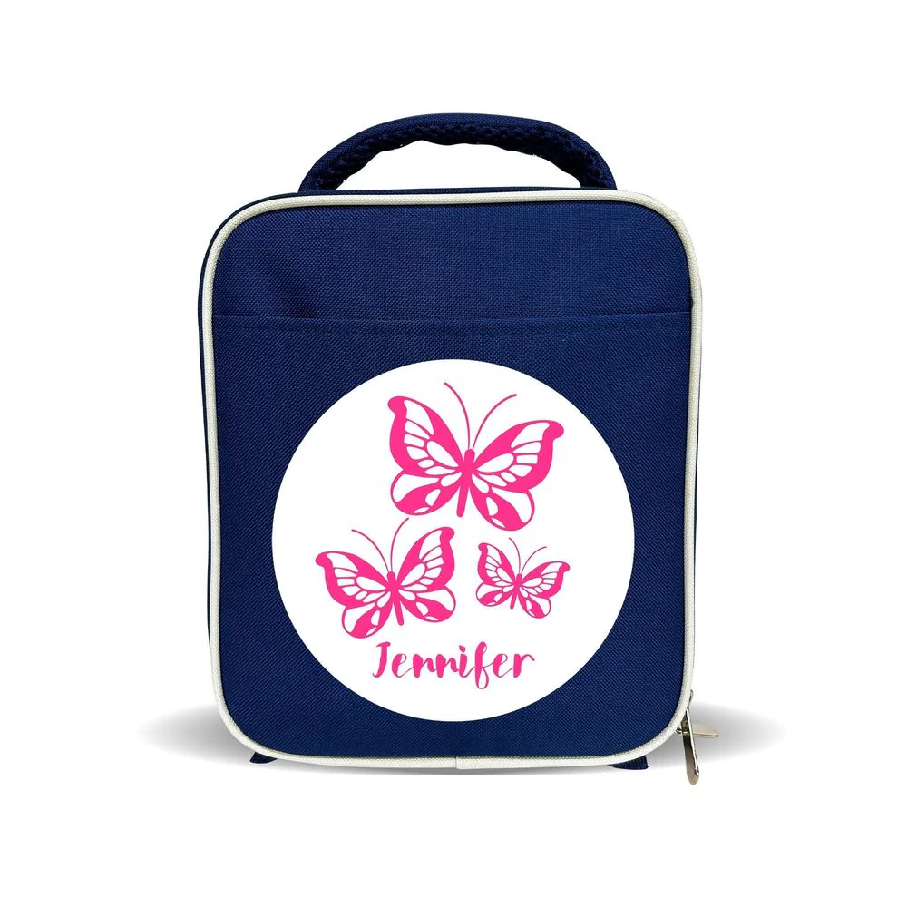 Butterflies Insulated Lunch Bag - Image 2