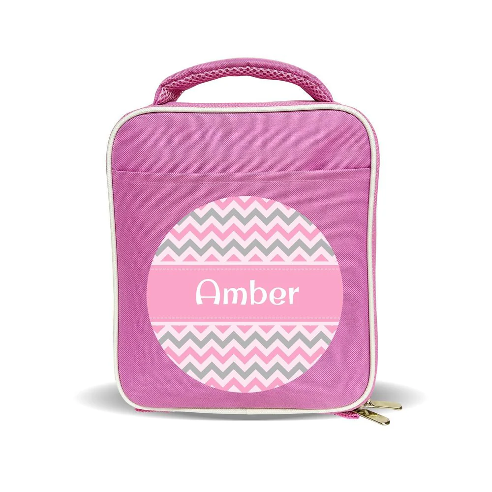 Chevron Insulated Lunch Bag - Image 2