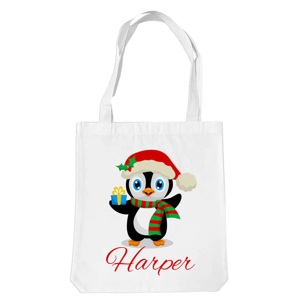 Penguin White Premium Tote Bag