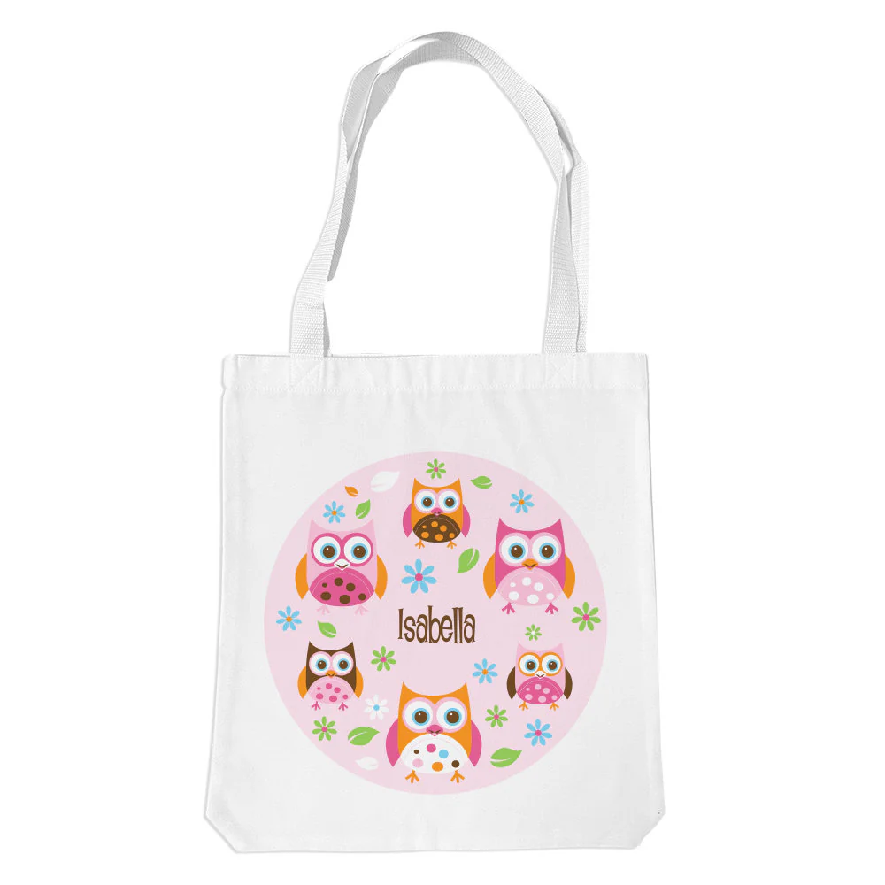 Owl White Premium Tote Bag
