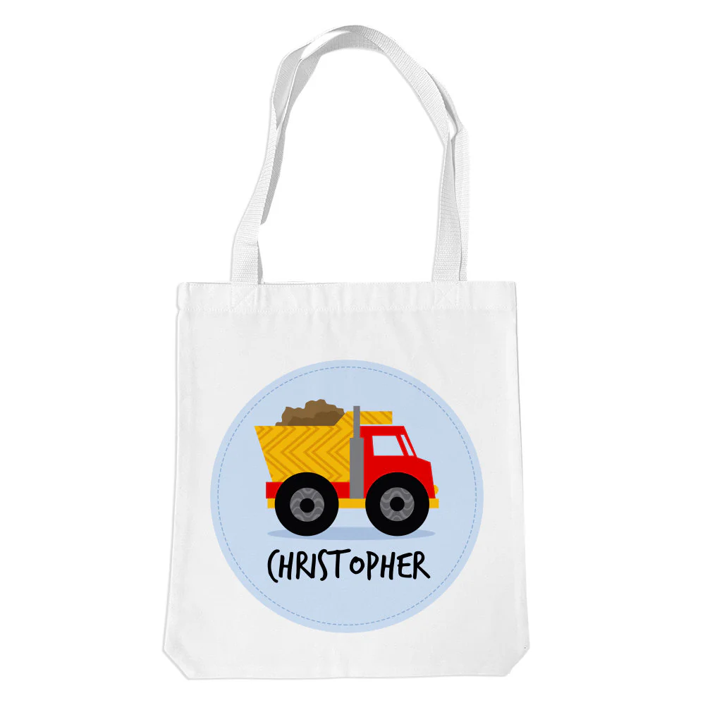 Truck White Premium Tote Bag
