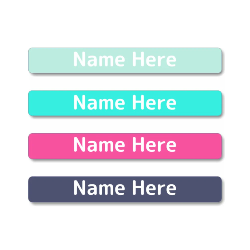 Dazzling Mini Name Labels (Pack of 40)