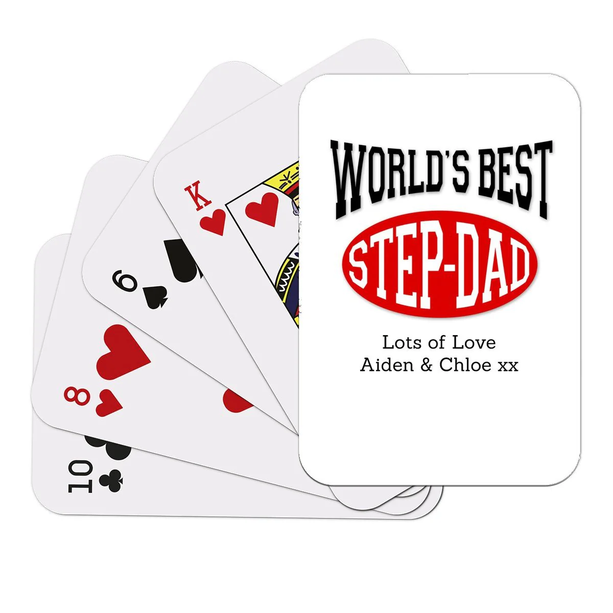 Step Dad Playing  Cards
