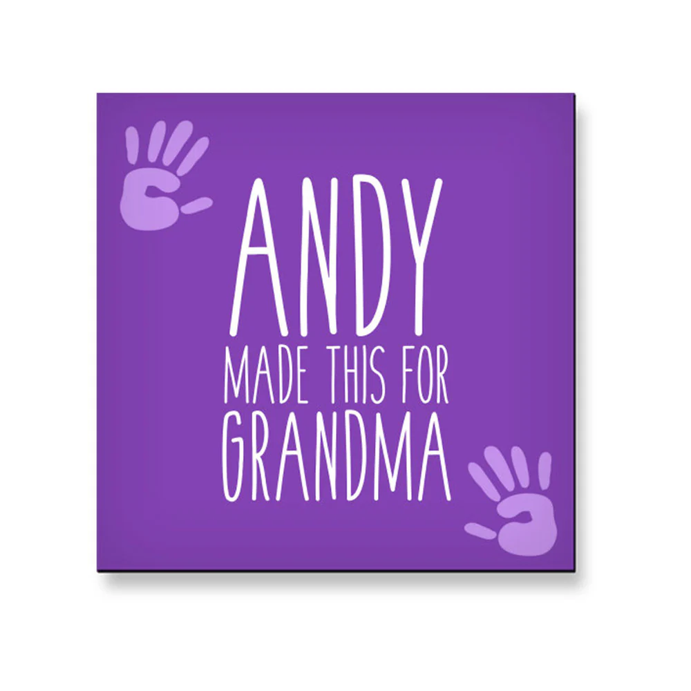 Flexi Magnet - Square - 4x4" (10x10cm) Grandma
