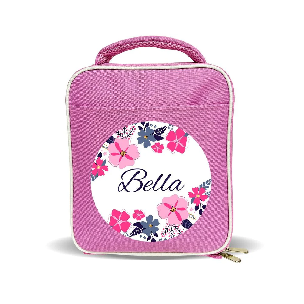 Flowers Insulated Lunch Bag