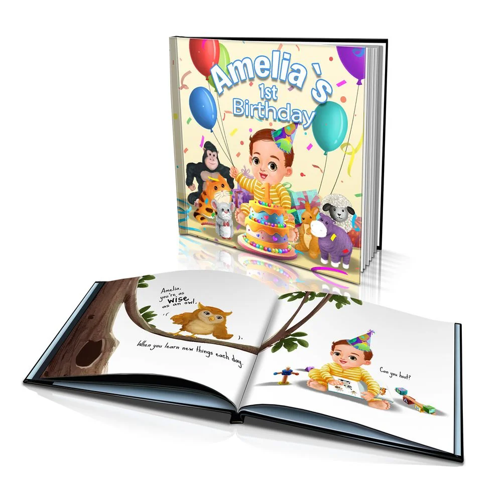 Hard Cover Story Book - 1st Birthday