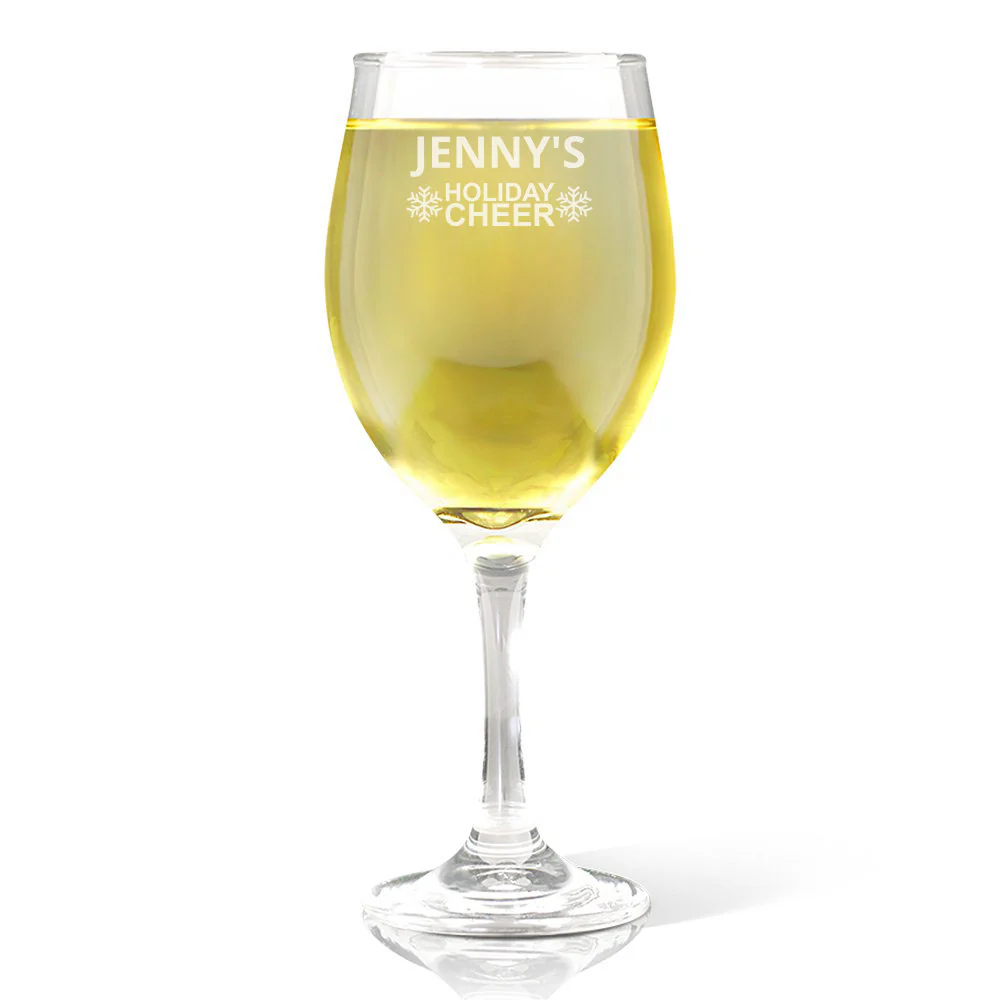 Holiday Cheer Wine Glass 410ml