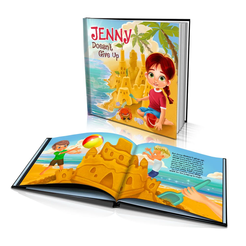 Large Hard Cover Story Book - Doesn't Give Up