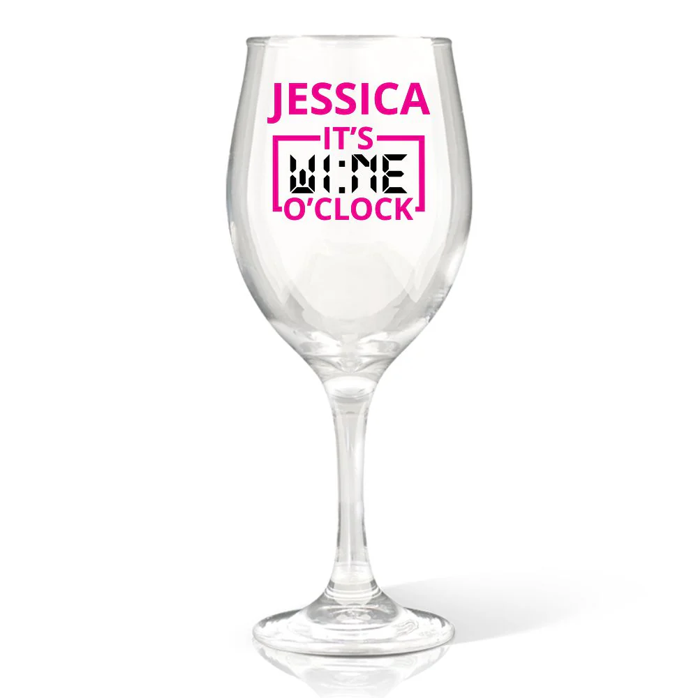 O'Clock Wine Glass