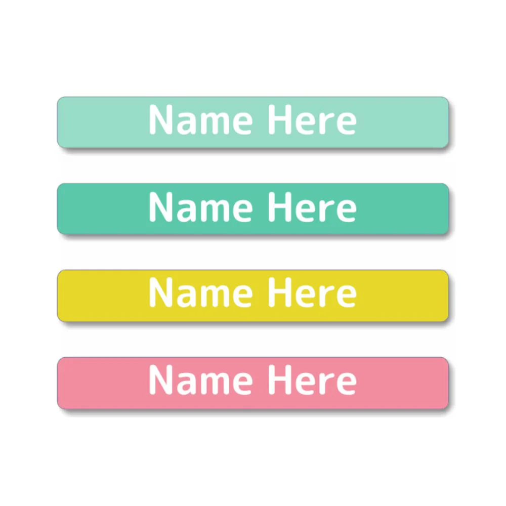 Pastels Mini Name Labels (Pack of 40)