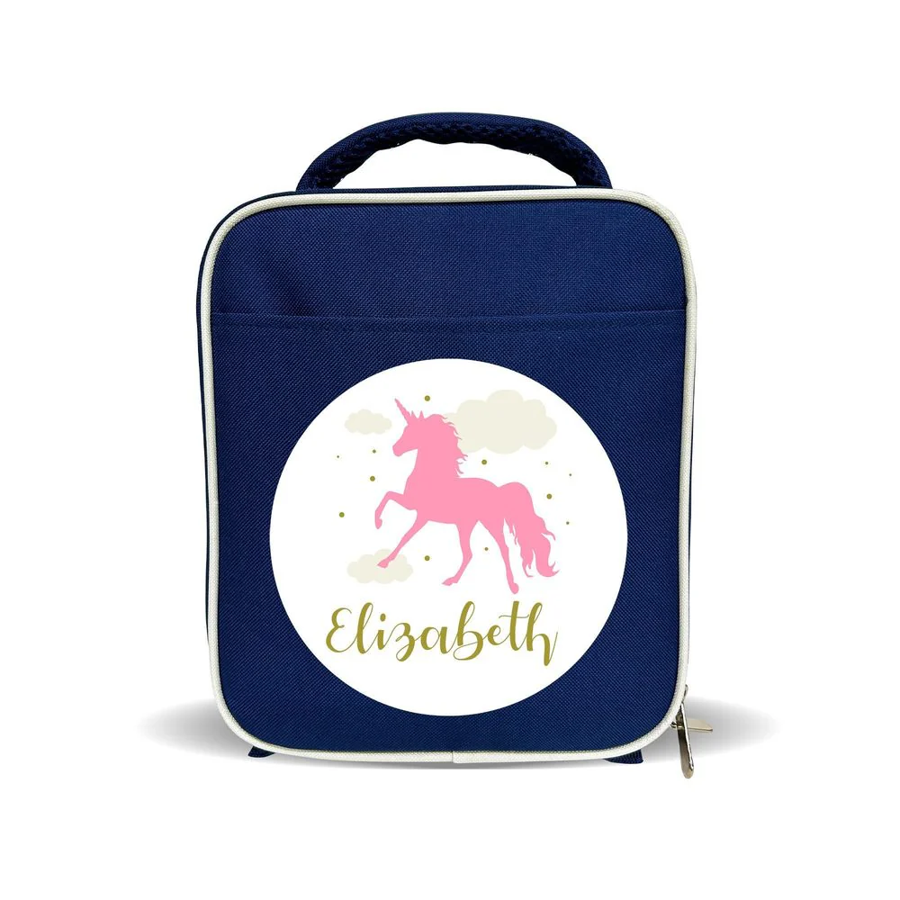 Pink Unicorn Insulated Lunch Bag - Image 2