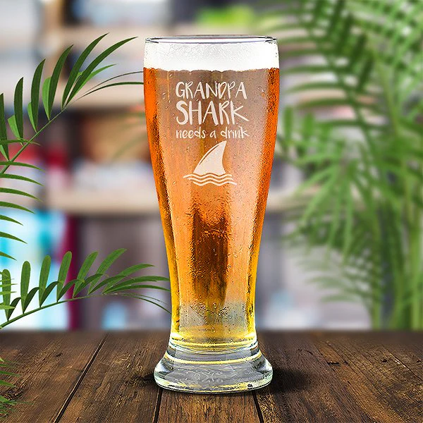 Shark Premium 285ml Beer Glass