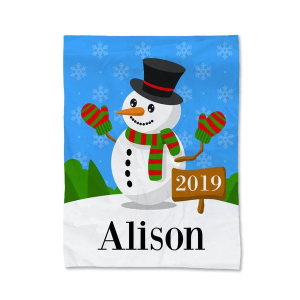 Snowman Blanket - Large